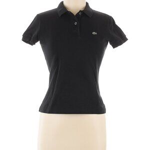 Vintage Lacoste Black Short Sleeve Polo Shirt